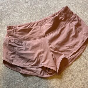 lululemon athletica Dusty Rose Athletic Shorts
